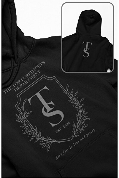 Fuddy Moda سويت شيرت للجنسين T.T.P.D 2024 Ense مطبوع بغطاء رأس، هوديي بتصميم ...