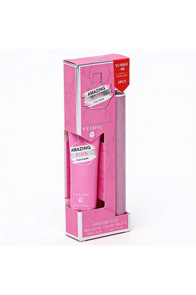 V.V LOVE Set perfume and body lotion for women, V.V.LOVE, 2 pieces