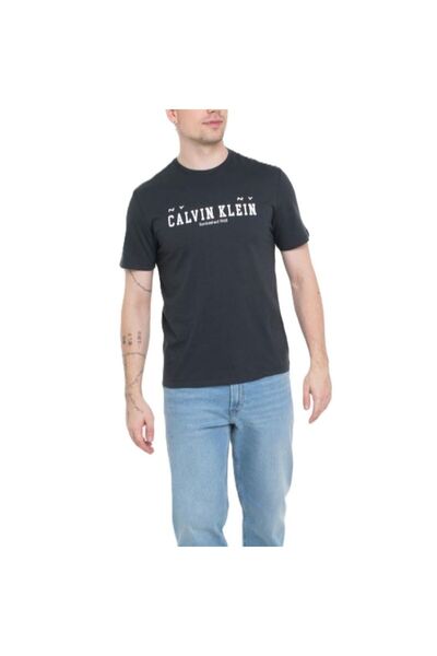Calvin Klein T-shirt SS 30S WHSL CALVIN COLL WORD GRA Men