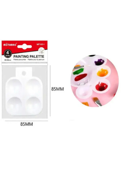MOTARRO لوحة ألوان الرسم MP145-1، صينية خلط ألوان متينة للرسم بالأكريليك والأ...