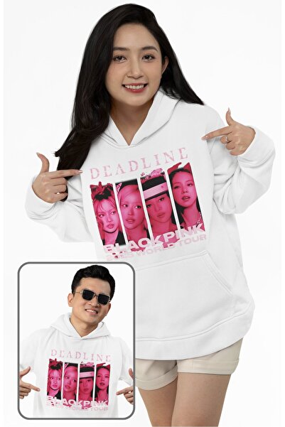 Fuddy Moda سويت شيرت للجنسين من ديدلاين وورلد تور 2025 مطبوع بغطاء رأس، هوديي...