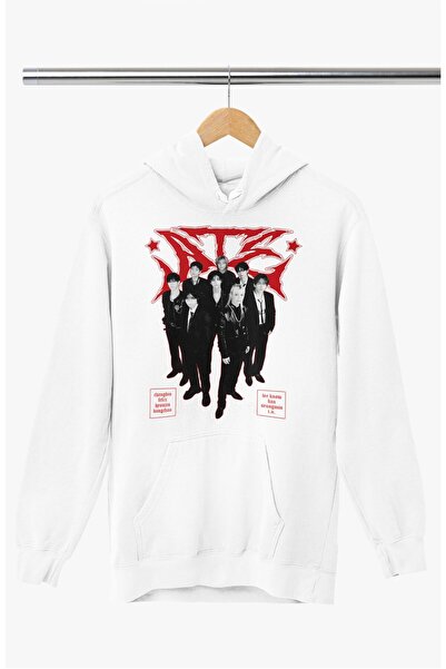 Fuddy Moda Unisex Stray Kids Printed Hooded Sweatshirt, Oversized Kpop Music ...