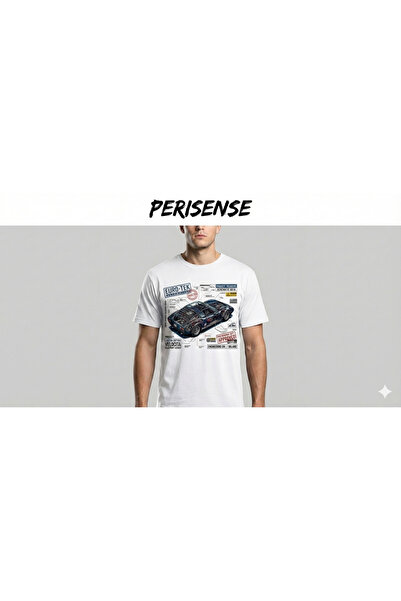 YRN COLLECTION Tricou oversize unisex din bumbac pieptănat premium, cu imprim...