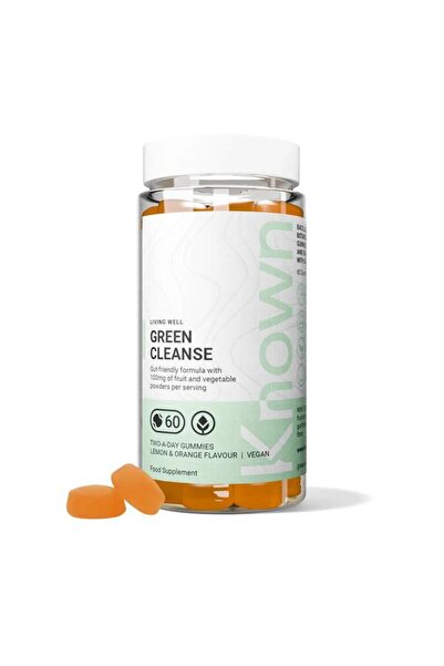 KNOWN. Known Green Cleanse Vegan Gummies Lemon & Orange Flavour Gummies 60 Gu...