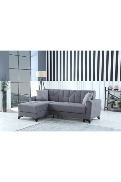 Vivense MEYRA KÖŞE KOLTUK, KOYU GRİ