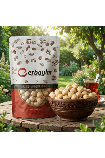 ERBAYLAR KURUYEMİŞ Erbaylar Giresun Fındık İçi Çifte Kavrulmuş Tuzsuz - 250 Gr