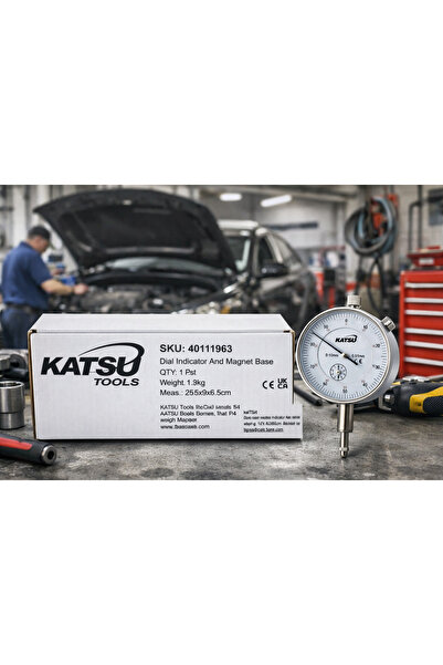 KATSU Tools KATSU Dial Indicator 0–10 mm cu precizie 0.01 mm – Instrument de ...