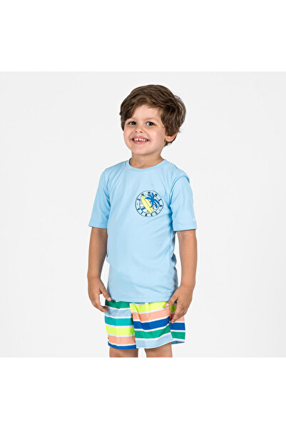 Decathlon Çocuk Kısa Deniz Şortu - Renkli - 100