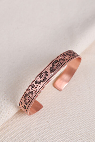 Süspüs Accessories Flower Figure Pure Copper Bracelet