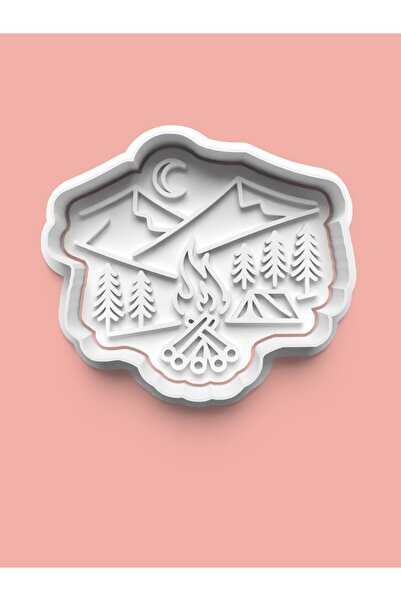 Nature and Campfire Cookie Mold0597-2