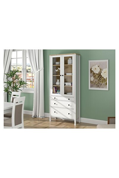 Vivense LUMERA İSKANDİNAV KONSOL VİTRİN BÜFE, 2 KAPAKLI