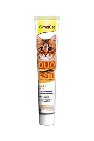 Gimcat Anti - Hairball Duo Paste Peynirli Malt Kedi Macunu 50 gr CB4620