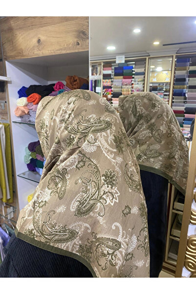 Akel Patterned Viscose Cotton Scarf 9613-09