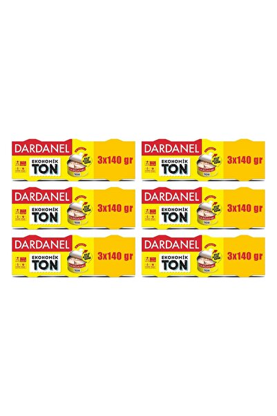 Dardanel Eko Ton Balığı 3x140 gr x 6 Adet