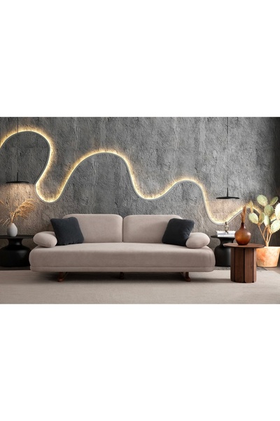 Vivense PATY ÜÇLÜ KOLTUK, KREM