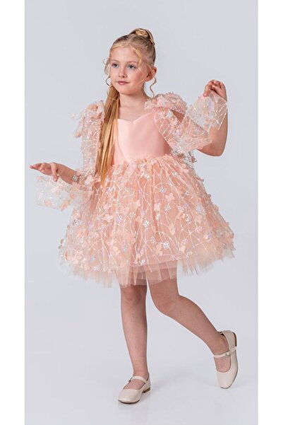 Baby Aden BabyAden fustă tutu umflată din tul fluture tridimensional cu fundă...