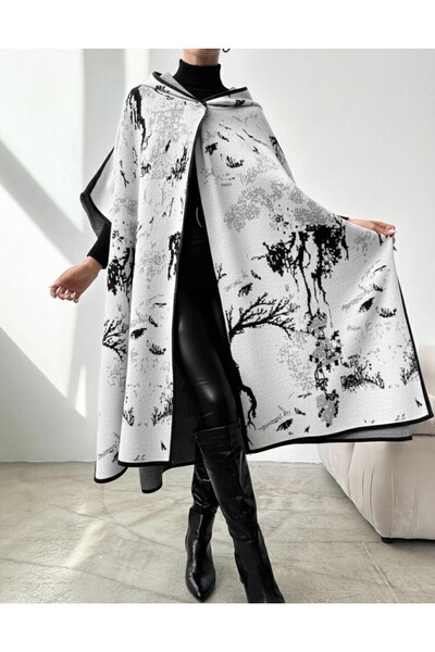 Kayaka triko hooded poncho