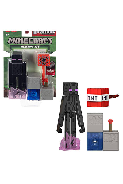 Cici Oyuncak Minecraft Enderman Action Figure with Accessory & Redstone Build...