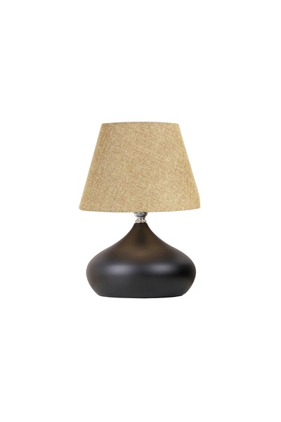 Vivense LİNA KUMBEJİ ŞAPKA MASA LAMBASI TEKLİ METAL ABAJUR