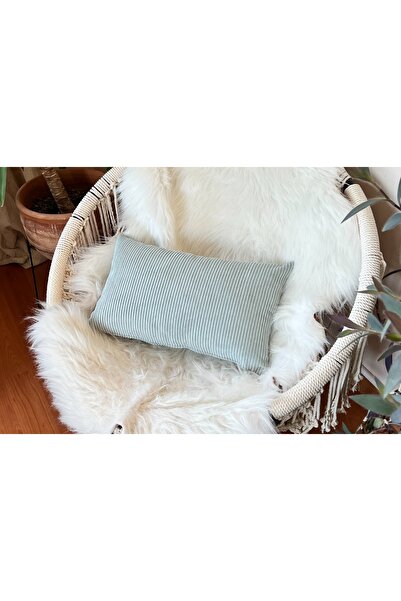 Vivense EVODEKO FİTİLLİ KADİFE DİKDÖRTGEN KIRLENT MAVİ