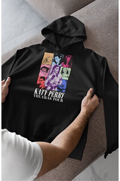 Fuddy Moda Унісекс Katy Perry Eras Tour Світшот з капюшоном і принтом, оверса...