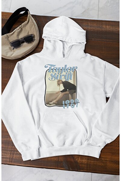 Fuddy Moda سويت شيرت للجنسين 1989 ألبوم مطبوع بغطاء رأس، هوديي بتصميم تايلور ...