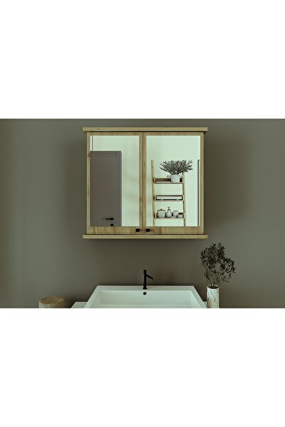 Vivense RUDA AYNALI BANYO DOLABI, ATLANTİK ÇAM