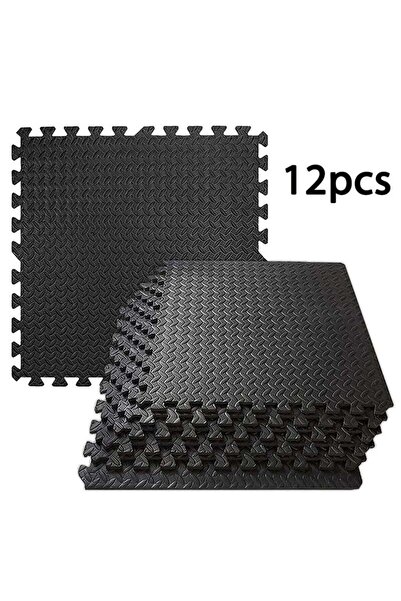 Arabest 12 Pcs Puzzle Exercise Mat,Interlocking Foam Mats,Interlocking Floor ...