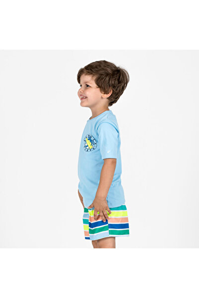 Decathlon Çocuk Kısa Deniz Şortu - Renkli - 100