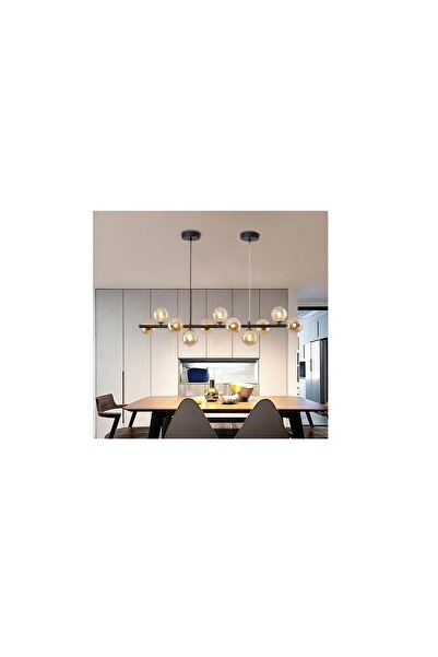 Vivense SELİN SIRALI BAL CAMLI AVİZE, 11'Lİ