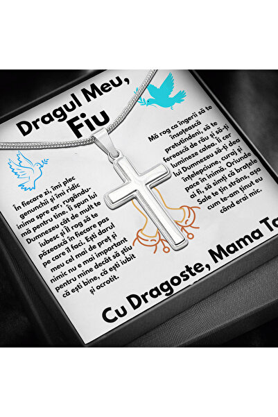 OEM Son Gift - Necklace with Cross and Love Message Faith