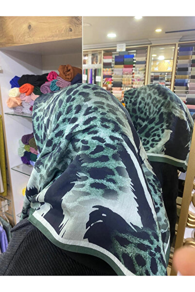 Akel وشاح قطني من الفيسكون منقوش 9614-06