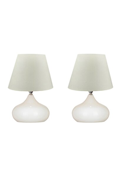 Vivense EVLİGHT LAPİS İKİLİ SET, KREM ŞAPKA, TEKLİ METAL ABAJUR