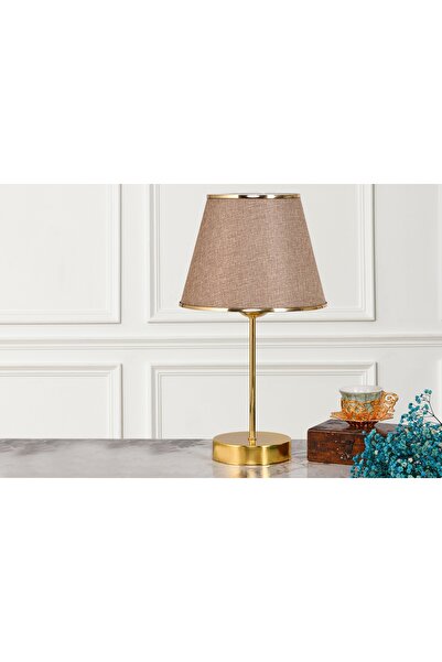 Vivense EVLİGHT YESNA ABAJUR, GOLD KUMBEJİ