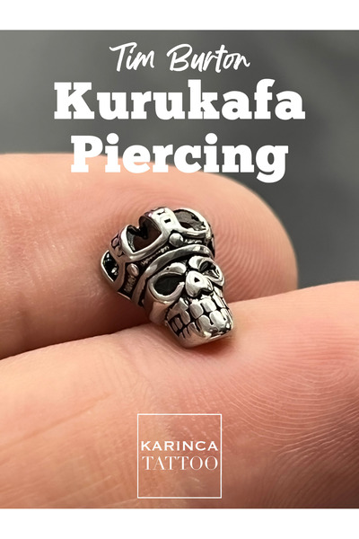 Karınca Piercing Kurukafa Piercing Tim Burton Jack Skellington Halloween Cadı...
