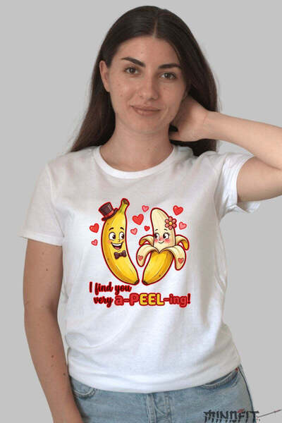 GILDAN Tricou Valentine S Day Cuplu I Find You Very A Peel Ing Dama