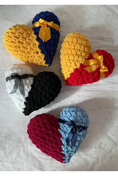 Alize Kalp yastık puffy kalp sevgililer günü hediye sevgili hediyesi dekorati...