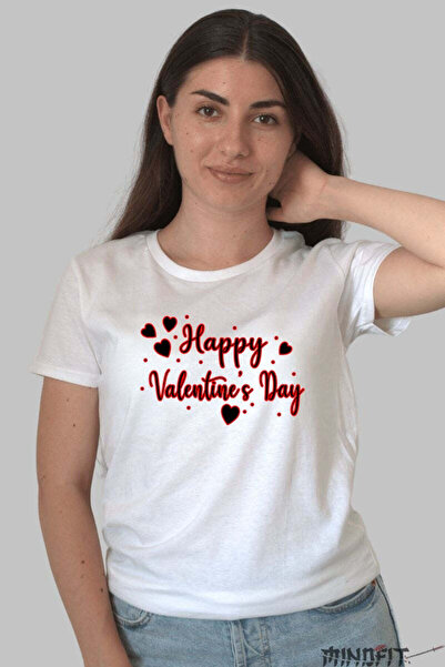 GILDAN Tricou Valentine S Day Happy Love Vibes Dama