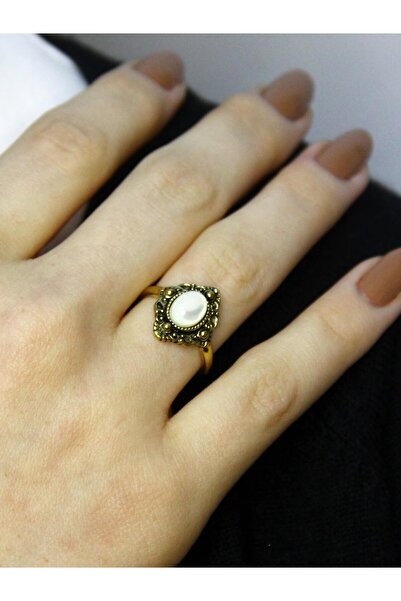 esha Natural Stone Natural Stone Inlaid Antique Adjustable Women's Ring Euy20Sf