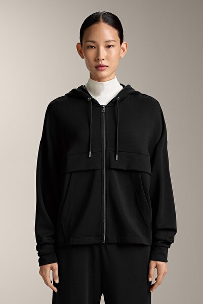 Oysho Soft-touch modal zip-up sweatshirt
