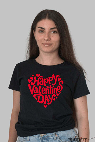 GILDAN Tricou Valentine S Day Happy Valentine S Day In Inima Iubirii Dama