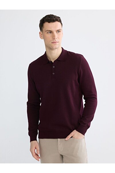 LC Waikiki Lcwaikiki Classic Polo Neck Men's Knit Sweater