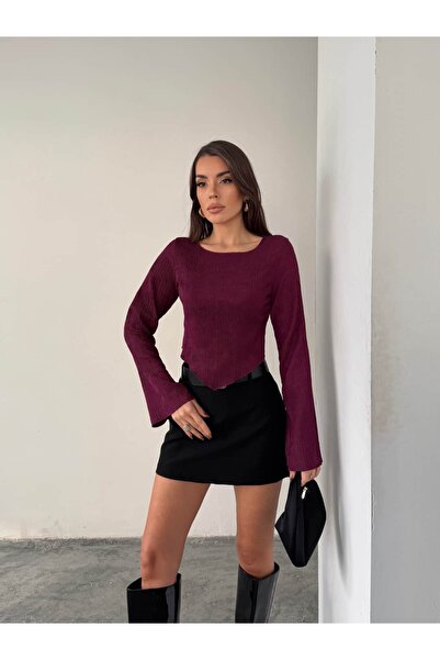 mydukkan.co Spanish Arm Accordion Blouse