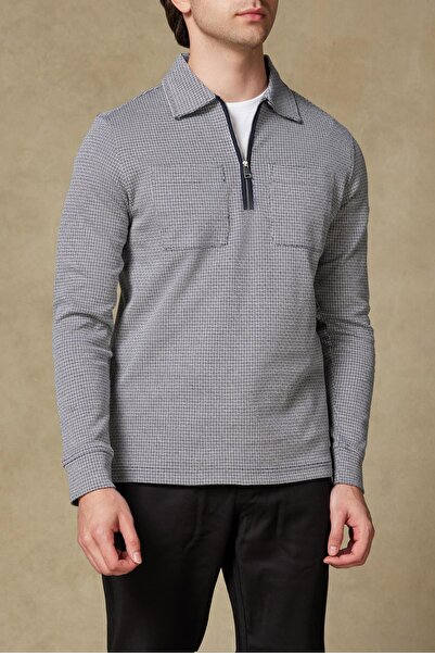 Abbate Milo din material subțire țesătură din bumbac, cu potrivire modernă, a...