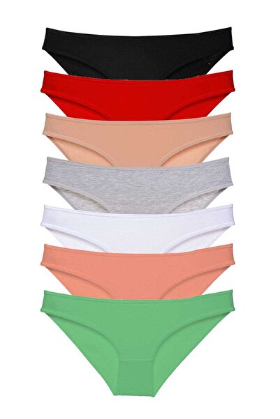 Generic Brand طقم سراويل داخلية نسائية من الليكرا مكون من 7 قطع من سوبر إيكو ...