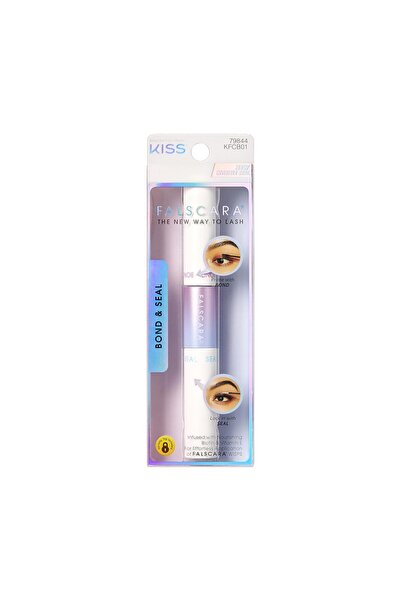 Kiss لاصق رموش فالسكارا DIY لتطويل الرموش، معزز بالبيوتين وفيتامين E