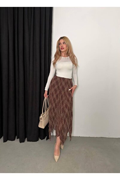 Ekim Store Plaid Tulle Skirt