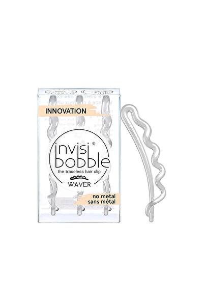 INVISIBOBBLE Set Trio, InvisiBobble, Onduleuri, Agrafă de păr, Transparentă, ...