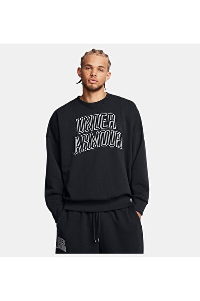 Under Armour Erkek UA Icon Heavyweight Terry Oversized Bisiklet Yaka Sweatshi...