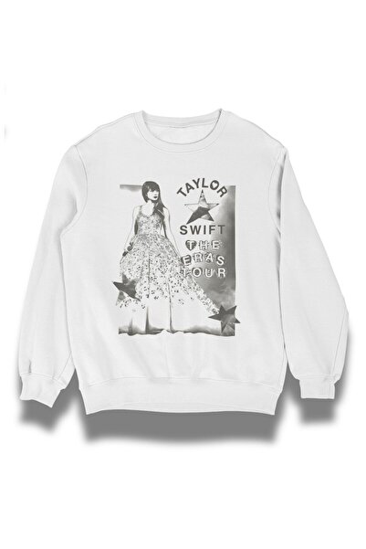 Fuddy Moda سويت شيرت بدون قلنسوة برقبة دائرية للجنسين من قصة فضفاضة ستار تايل...